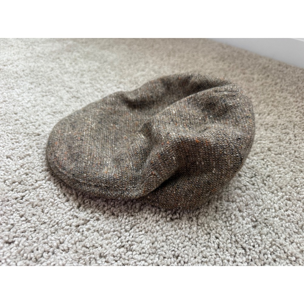 Dobbs Vintage Tweed Ivy Cap Hat Size‎ 7 1/2 Union Made USA Newsboy Driving Cap
